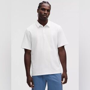 Lululemon WovenAir Short-Sleeve Popover Shirt – Men’s XS – Bright White